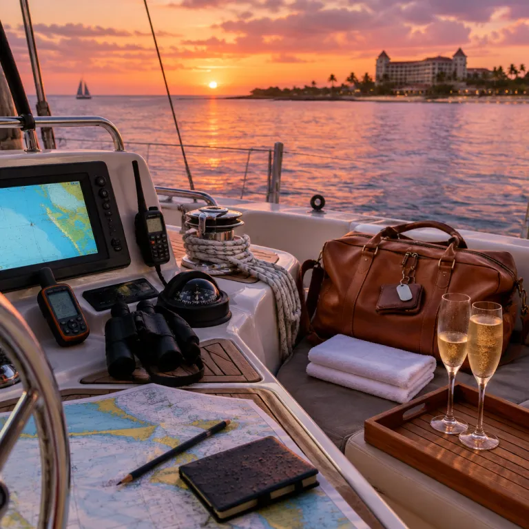 Sailing a private catamaran in Aruba for an elegant hotel stay